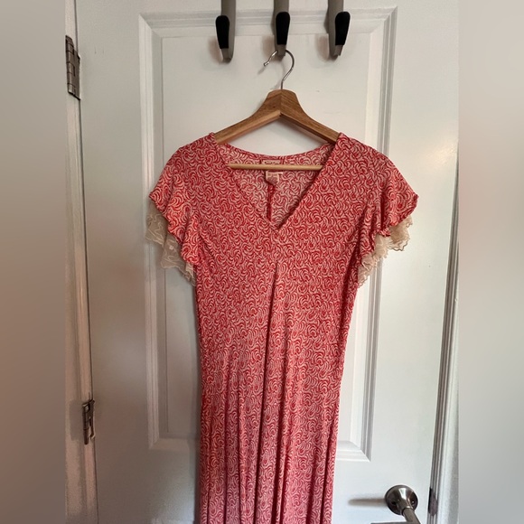 Vintage April Cornell Dress with Lace Sleeve - Picture 6 of 6